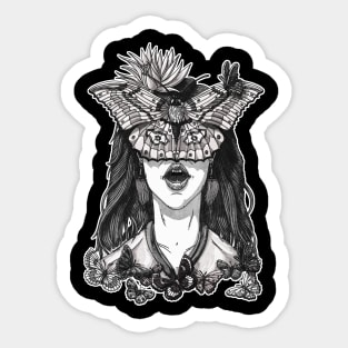 Madame Papillon Sticker